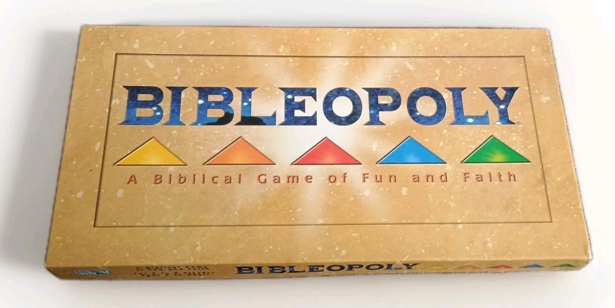 Late For The Sky  Bibleopoly Board Game Complete Biblical Game of Fun and Faith