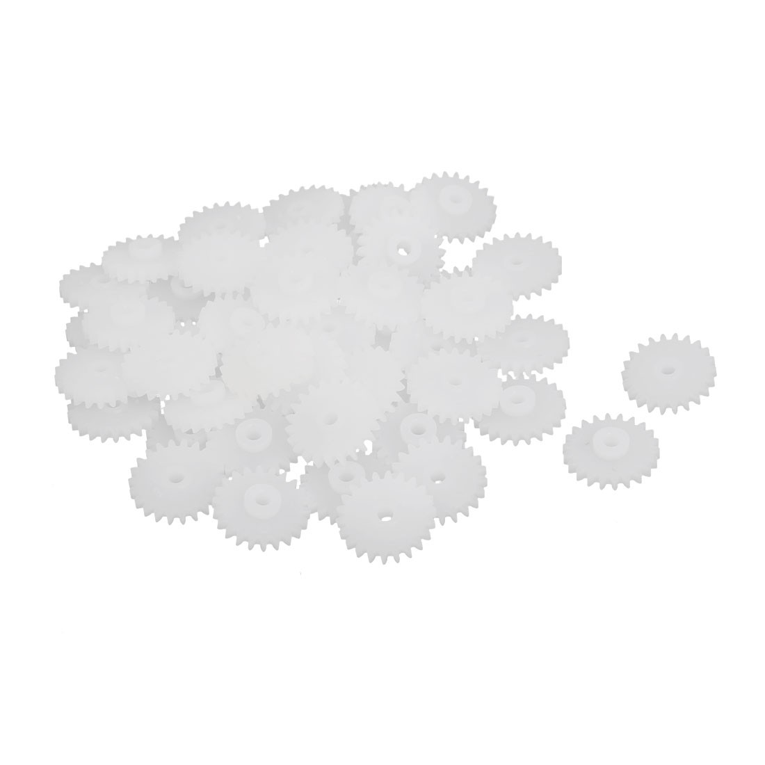 50PCS 22 Teeth 2mm Hole Diameter Plastic Gear Wheel for RC  Car