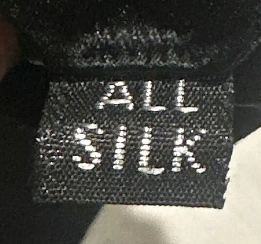 Mel Howard Silk Bow Tie Mens Black Solid Adjustable Wedding Formal Wear OPEN BOX