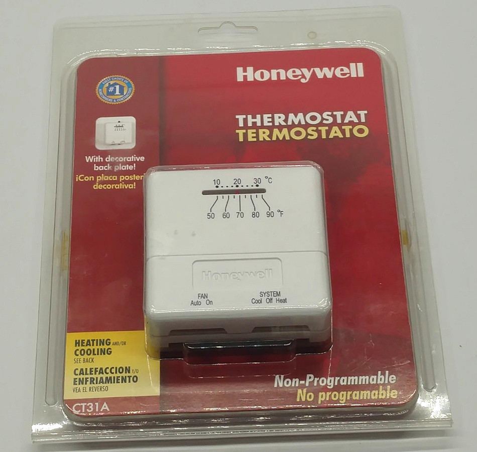 Honeywell Economy Heat/Cool Manual Thermostat | CT31A | New and Sealed