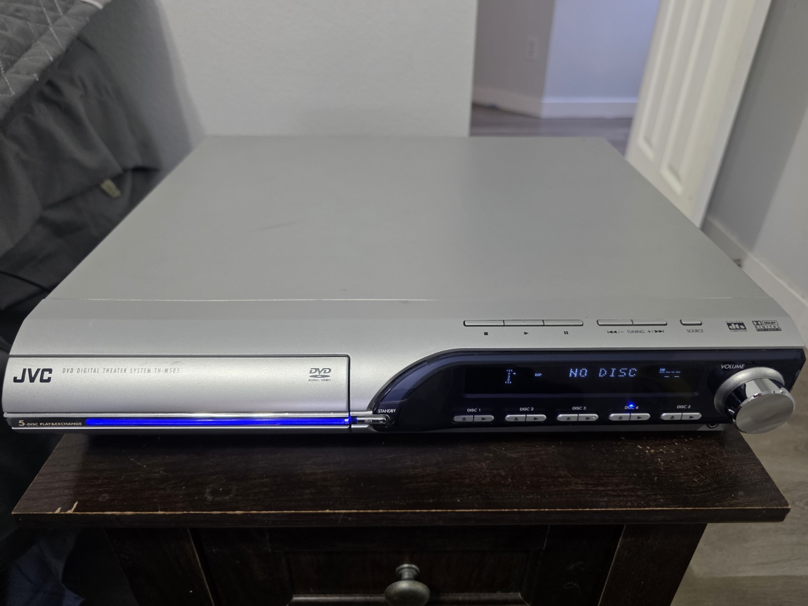 JVC TH-M505 5-Disc DVD Digital Theater System Receiver Tested Working – Read