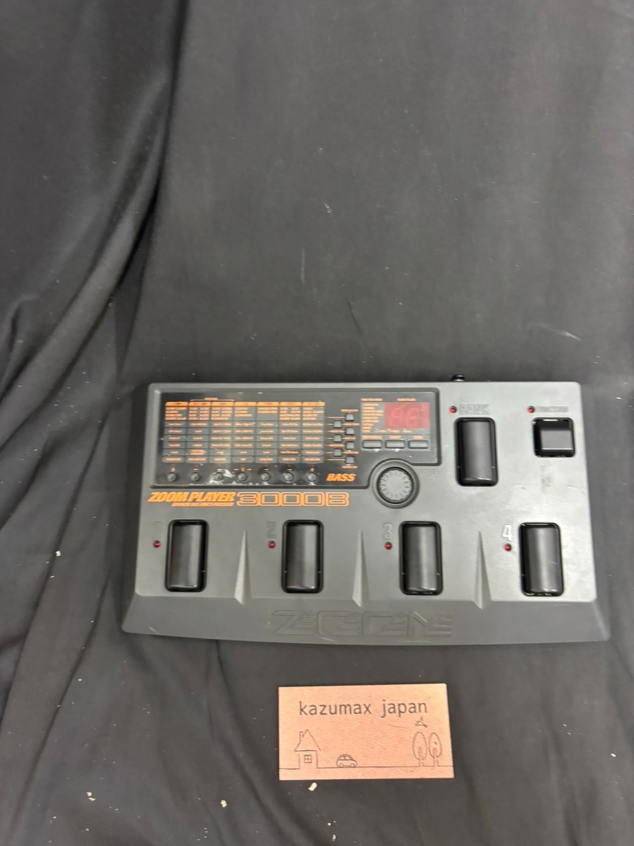 Zoom Player 3000B Bass Multi Effects Processor Pedal Tested