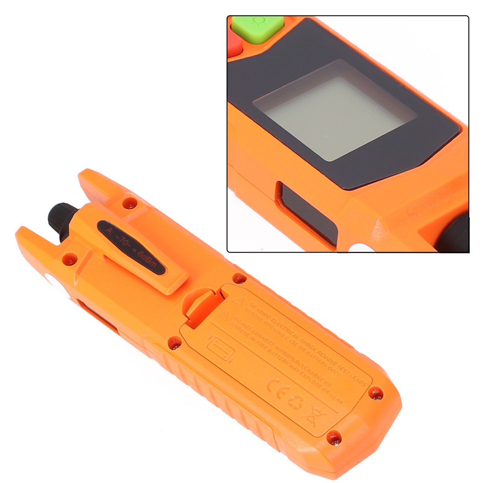 Innovative Design Optical Power Meter with LED Flashlight and Self Calibration