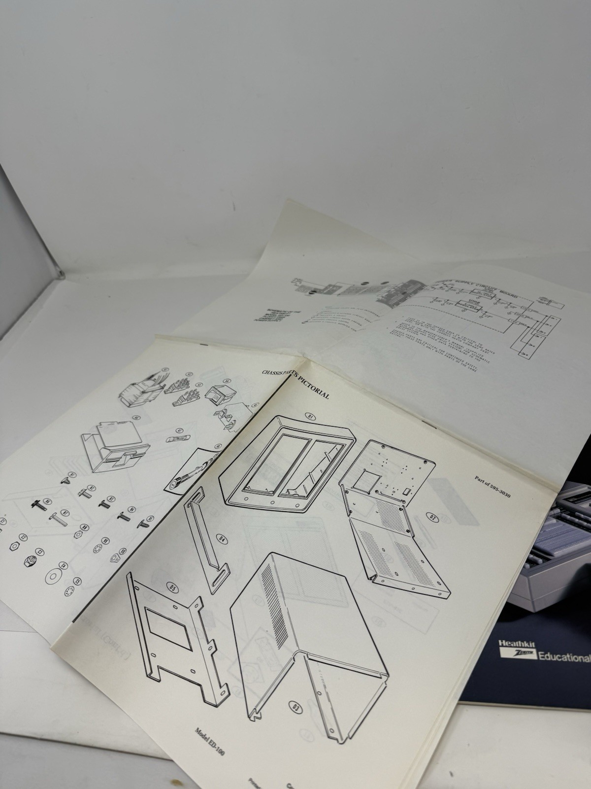 Rare Heathkit ED100 Floppy Disk Drive Assembly Manual and Schematic
