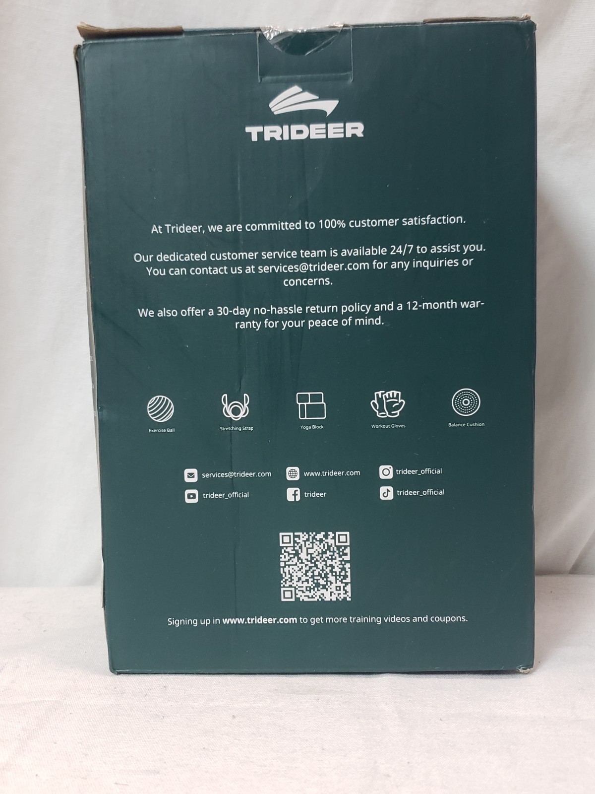 Trideer Extra Thick Yoga Exercise Ball for Balance Stability Quick Pump Included