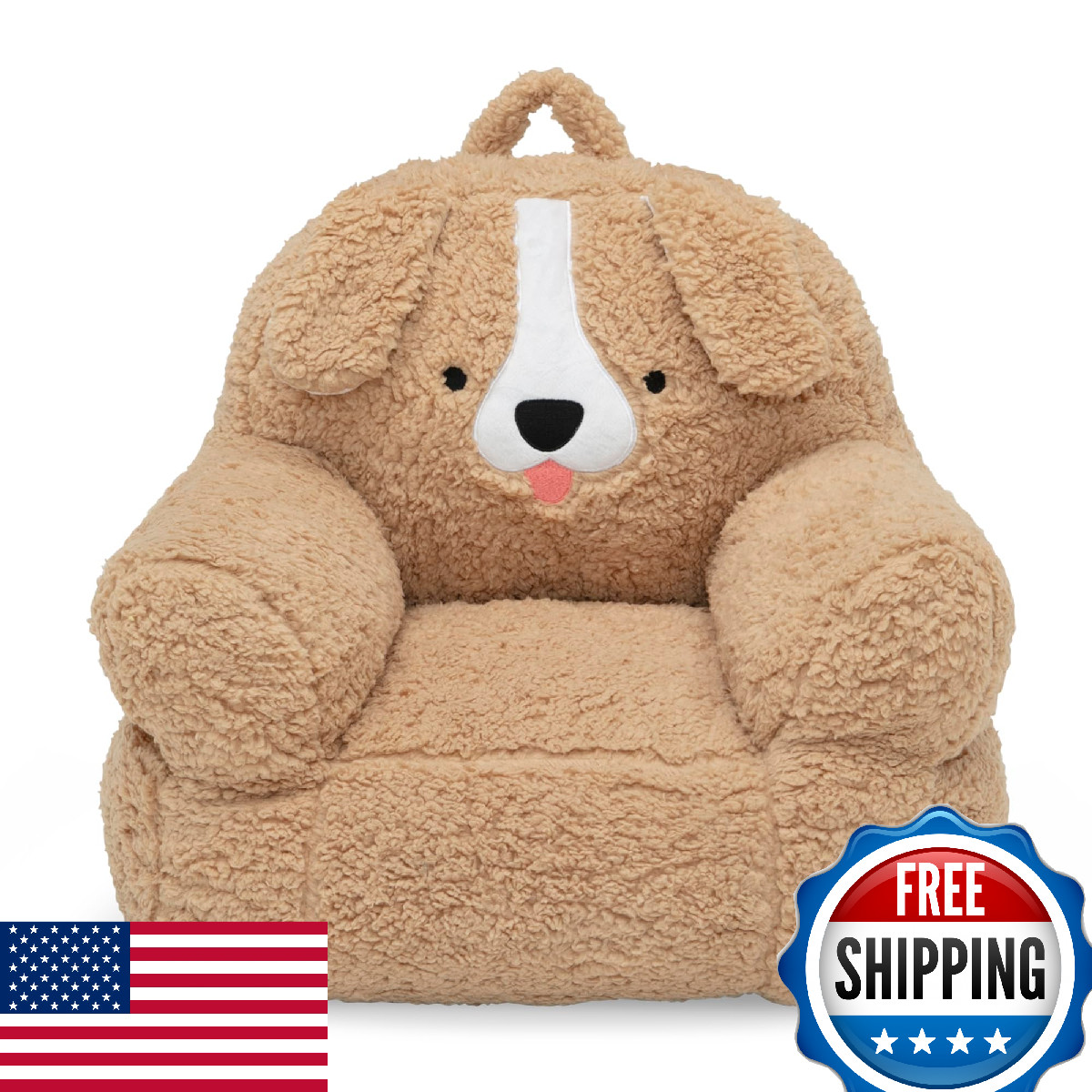 Delta Children Cozee Buddy Dog Chair - Ultra-Cozy Kids Seating