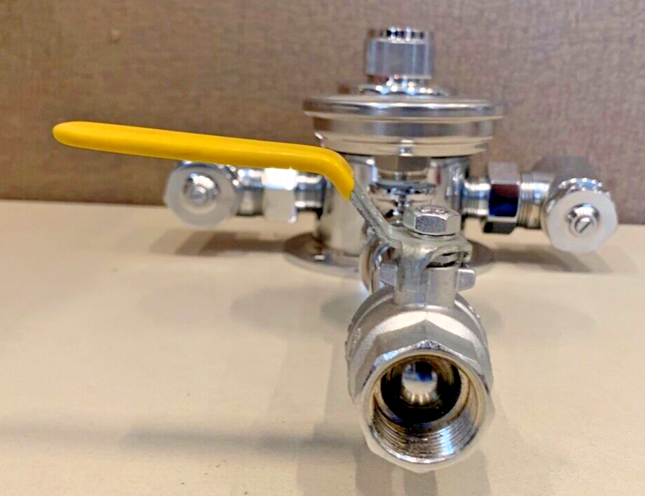 Lawler 6125 Piped Thermometer Ball Valve NEW Other
