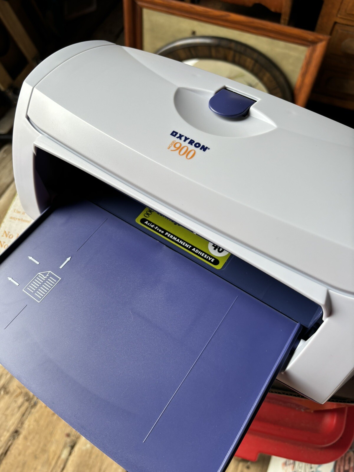 XYRON Model 900 Laminating Machine Sticker Label Maker Box Ex++