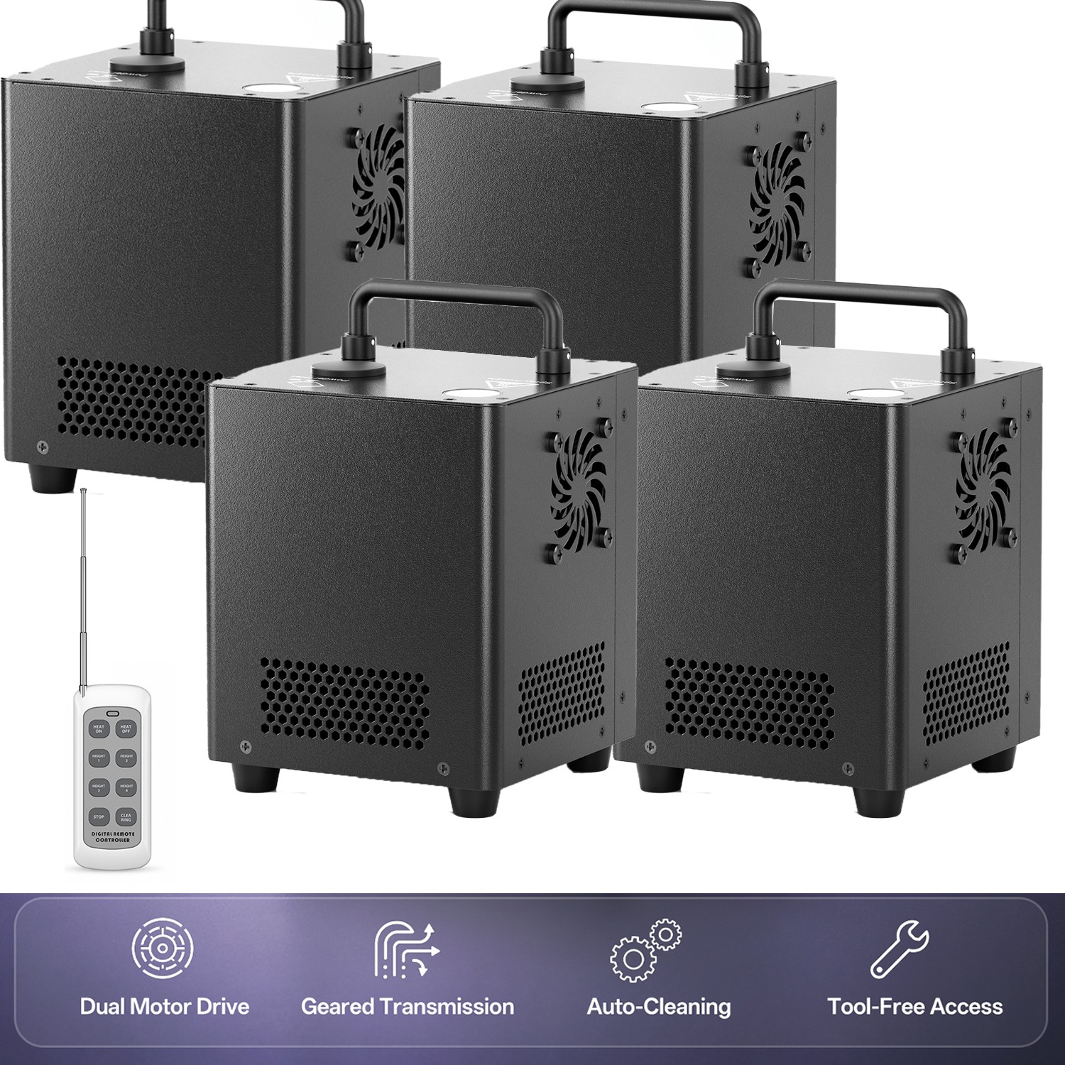 800W Cold Spark Machine 4min Heat 30s Spray DMX Effect Wedding DJ Party ≤75dB