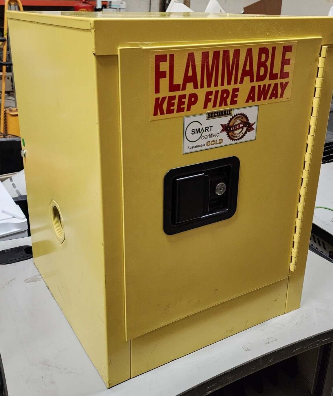 Securall A102 4 Gallon Flammable Storage Cabinet 22"H x 17"W x 17"D [C1F]