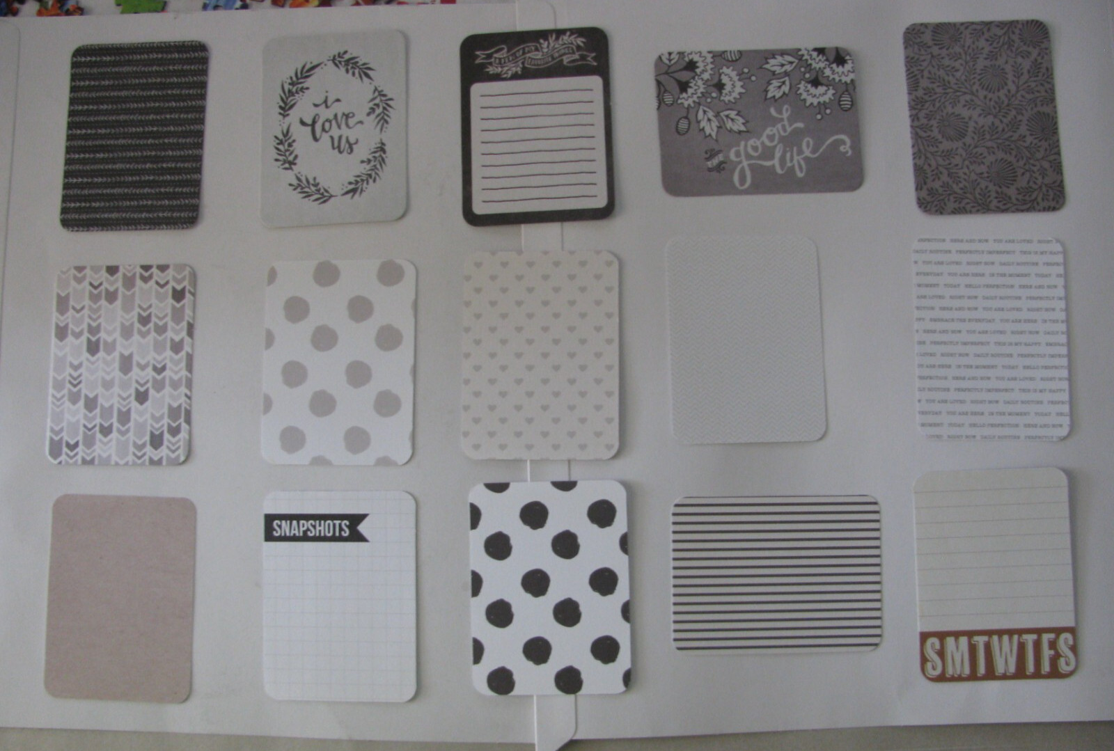 Project Life 3"X4" Journaling Cards 15 Double-sided Cards Mixed f