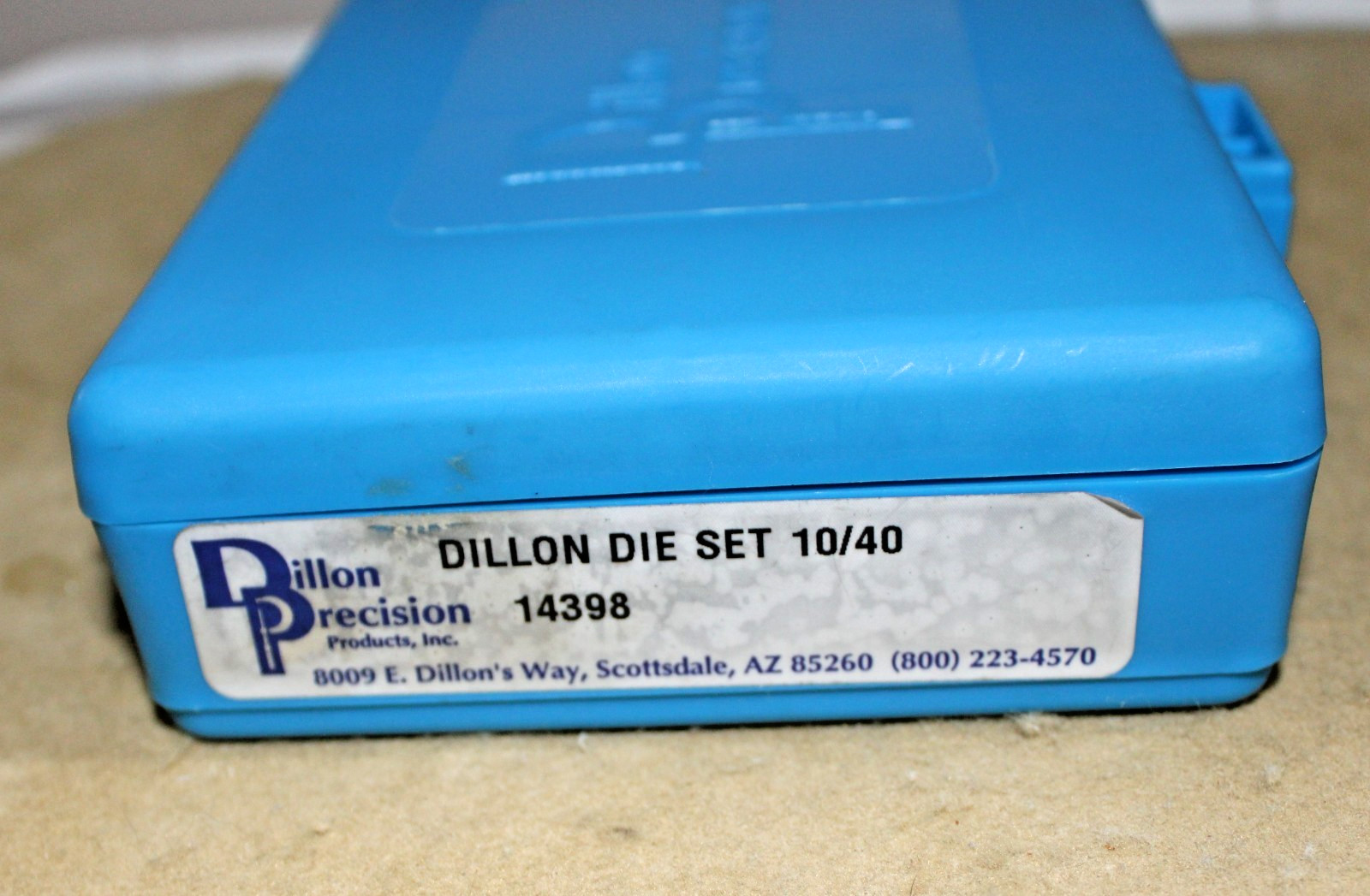DILLON Precision 10/40 Die Set, Used