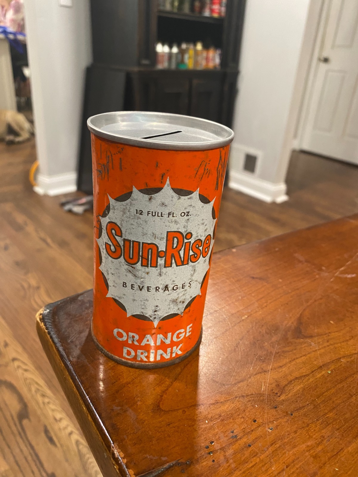 Rare SUN-RISE Flat Top Orange Drink Soda Can Minnesota