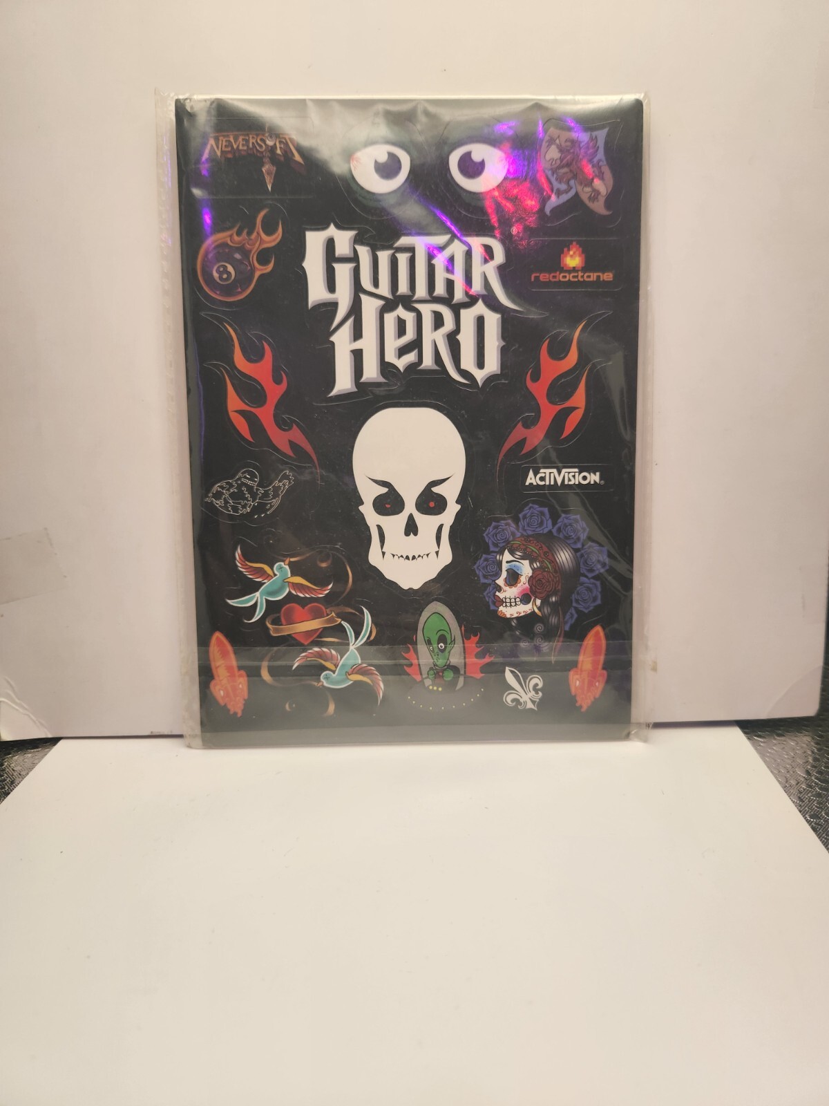 GENUINE Guitar Hero World Tour Decals / Stickers Set Video Game Activision - NEW