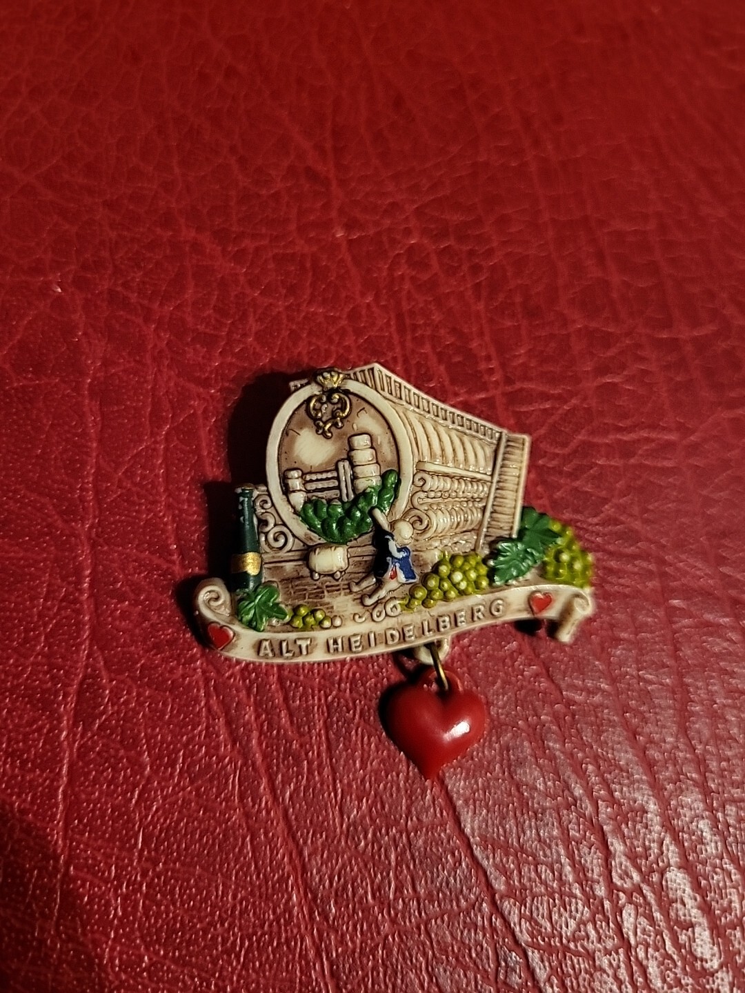 Pin hatpin hiking pin brooch old Heidelberg