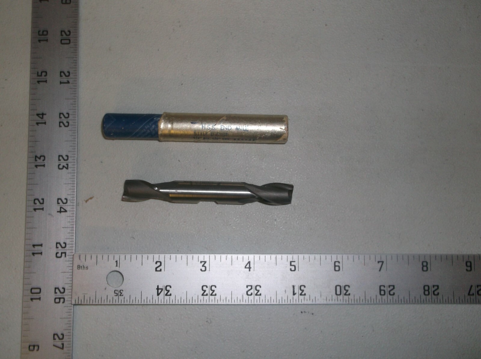 DOALL 1/2" DIA 1/2" SHANK 2 FLUTE HSS END MILL