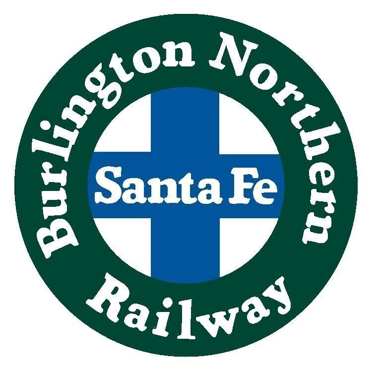 Burlington Northern Santa Fe Railroad Railway Train Sticker Decal R380