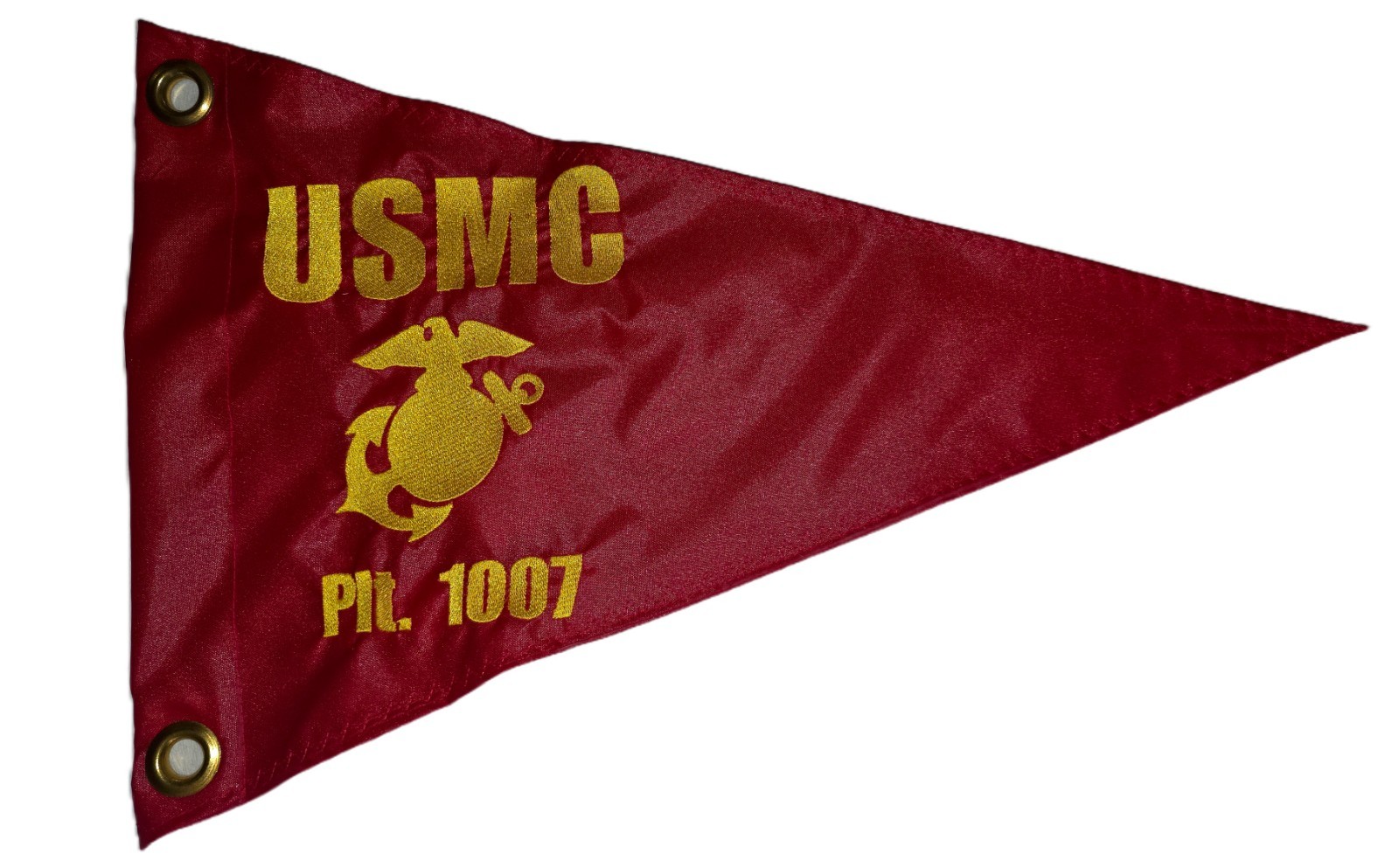 USMC Marine Corps Custom Text Flag Eagle Globe Anchor Semper Fi Whip UTV 12x18
