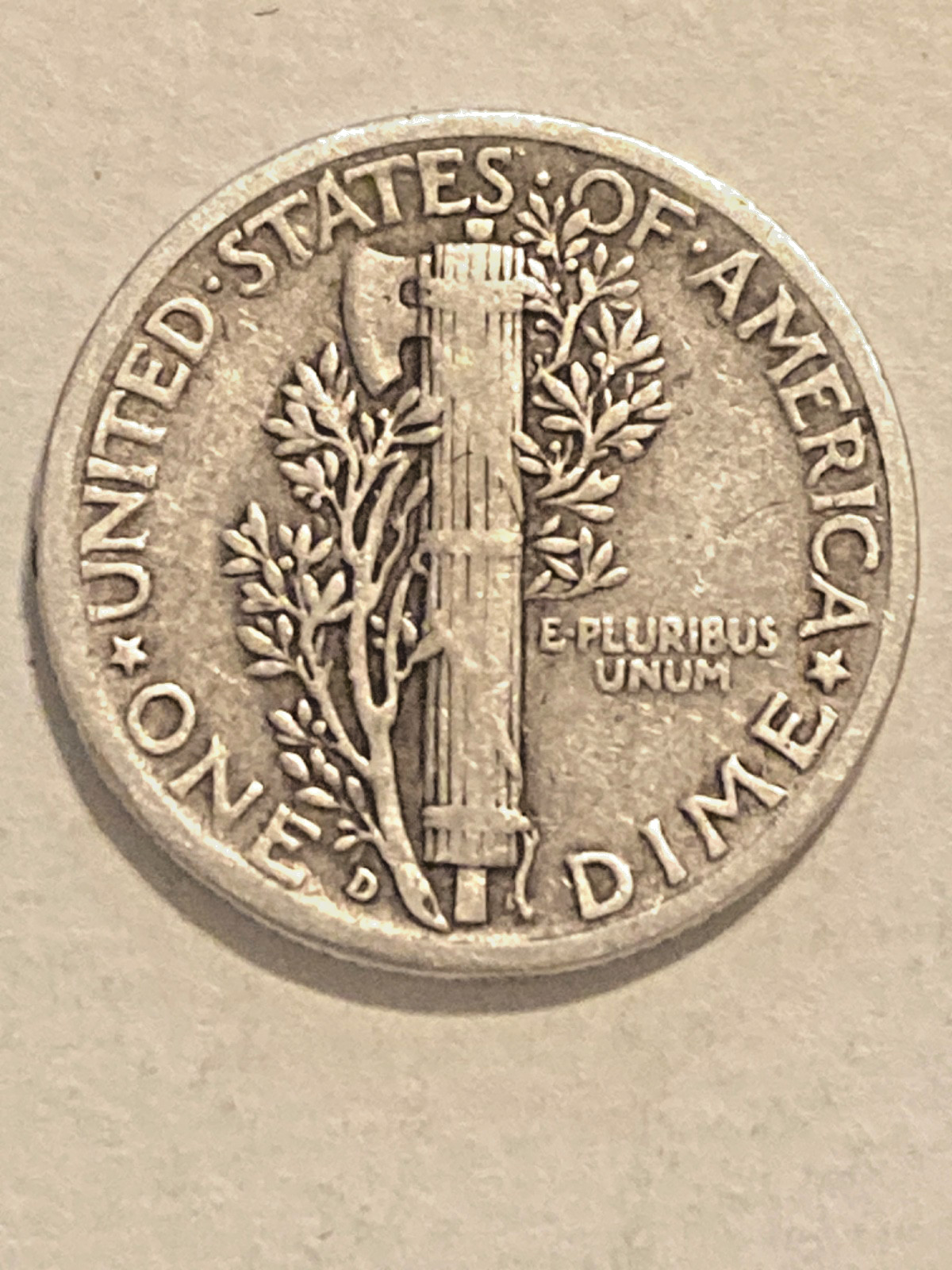 1936 D Silver Mercury Dime Nice