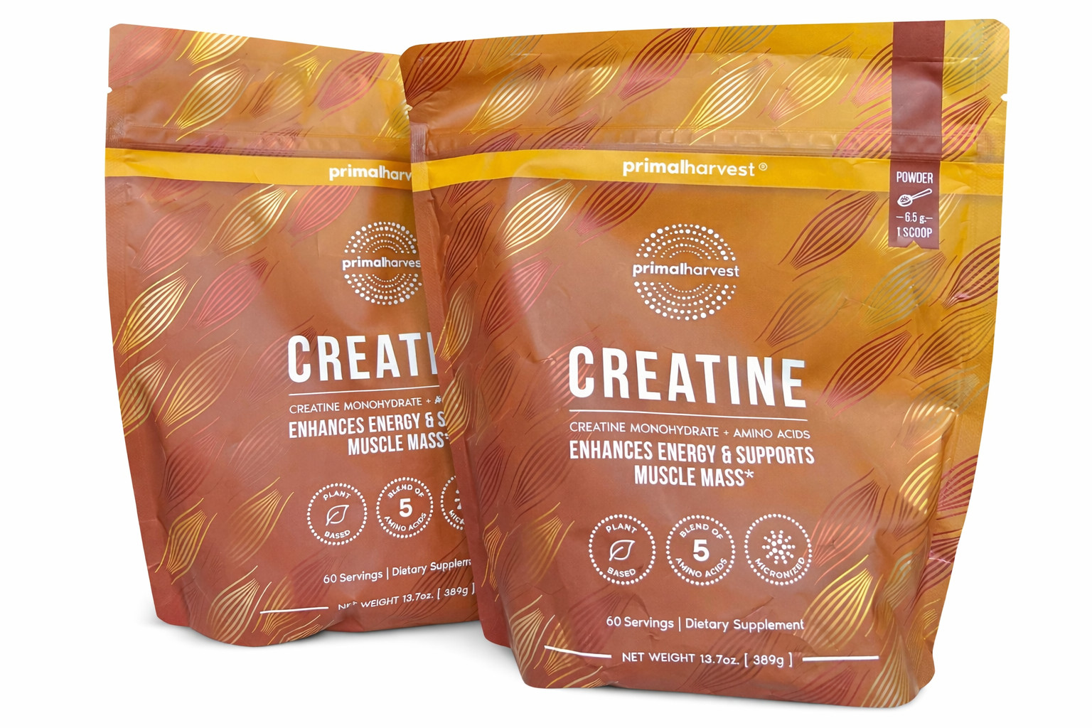 PRIMAL HARVEST Primal Creatine + Amino Acids - 120 Servings - 2 MONTH SUPPLY!