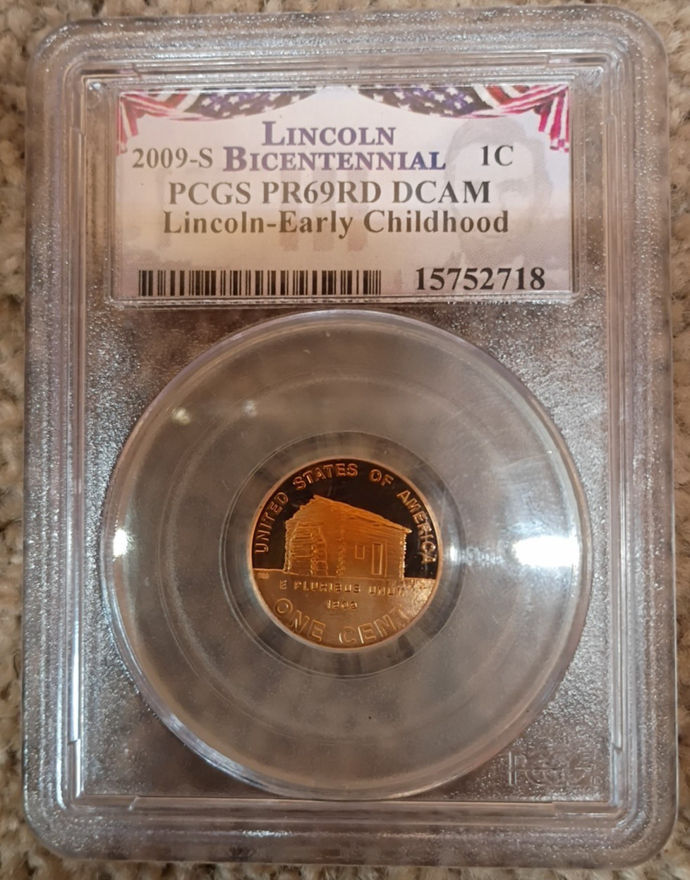 2009-S PCGS PR69RD DCAM Lincoln Early Childhood