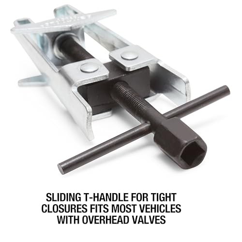 25220 Overhead Valve Spring Compressor Tool, Removes Valve Spring Keepers and