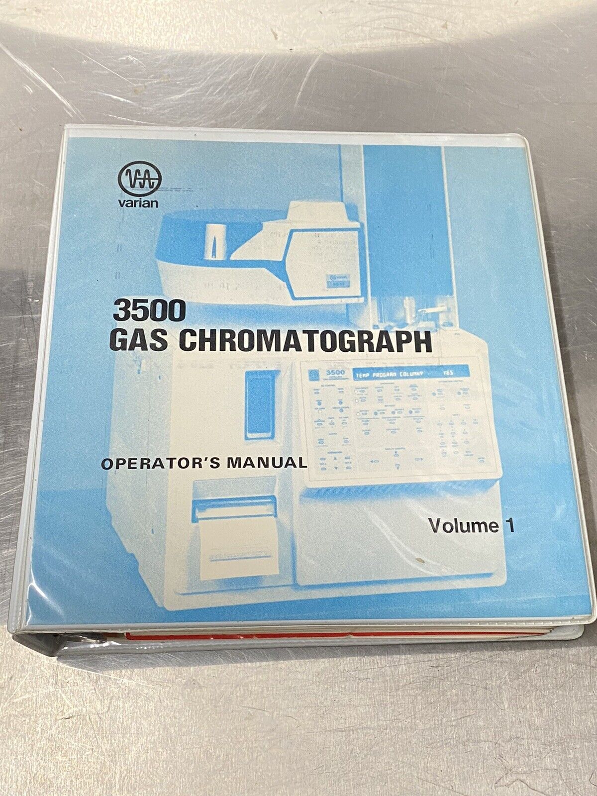 Varian Capillary Gas Chromatograph 3500 Vol.1 - Users Guide / Manual