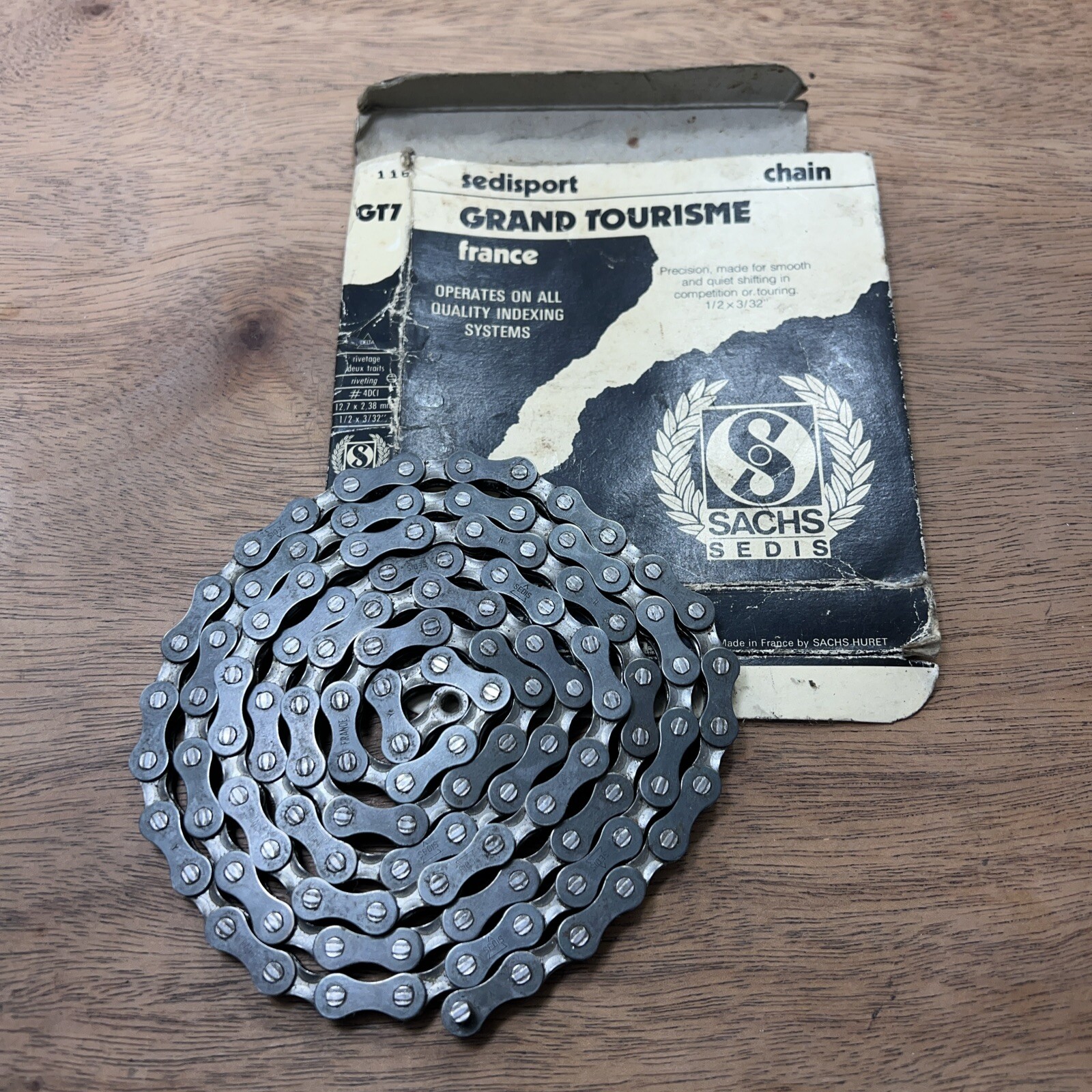 Sedisport Sachs Sedis Chain 3/32” 116l GT7 Grand Tourisme Road Bike 80s 90s