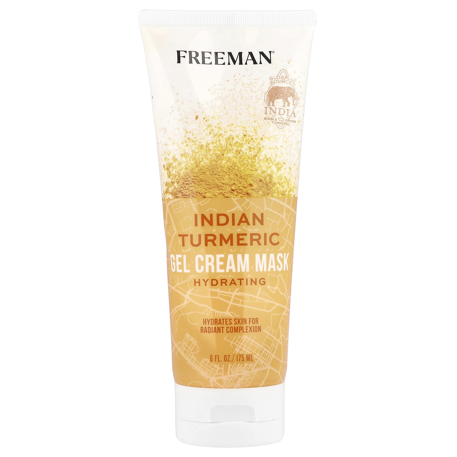 Hydrating Indian Turmeric Gel Cream Beauty Mask, 6 fl oz (175 ml)