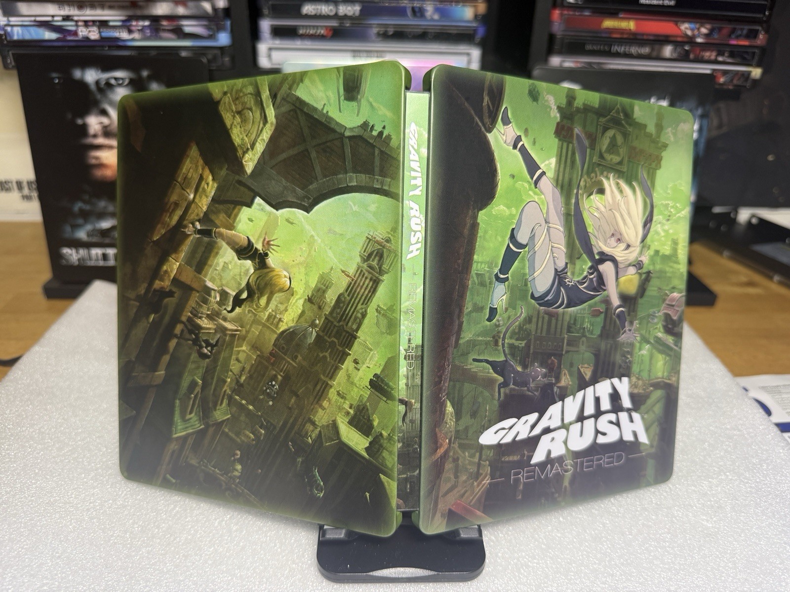 Gravity Rush Remastered Custom Steelbook/Steelup Case For PS4/Xbox (No Game) New