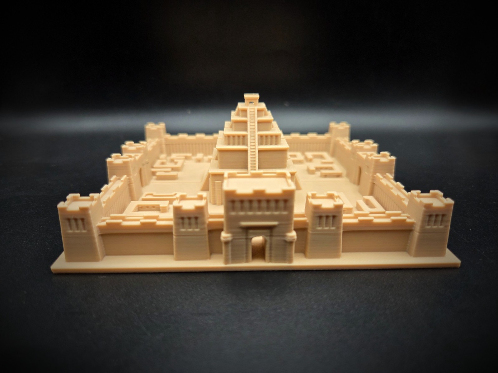 Accurate replica miniature model of Babylon, the city of Babylon 3D printing