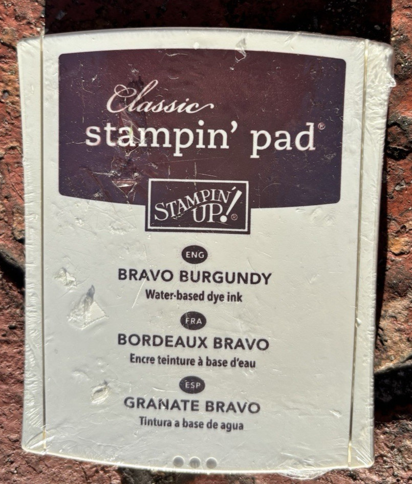 Stampin Up Bravo Burgundy Sealed New