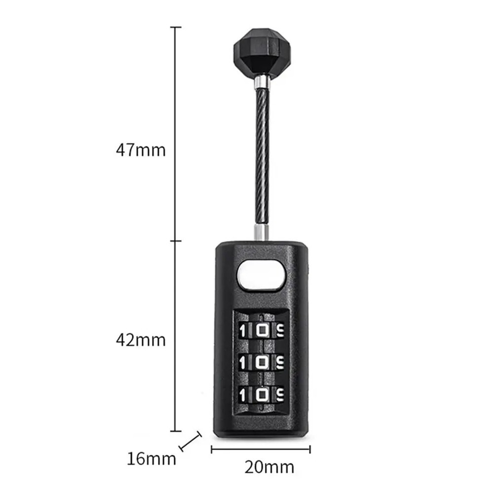 Mini Lock Resettable Coded Lock Backpack Lock Luggage Padlock Dormitory