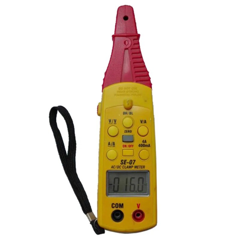 AC/DC Clamp Meter 0.1mA LCD Display with 3999 Counts Auto Zero Adjust SE-07