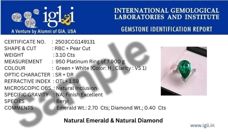 7.32 Ct Oval Cut Certified Natural Ruby & Diamond Engagement Ring 14K White Gold