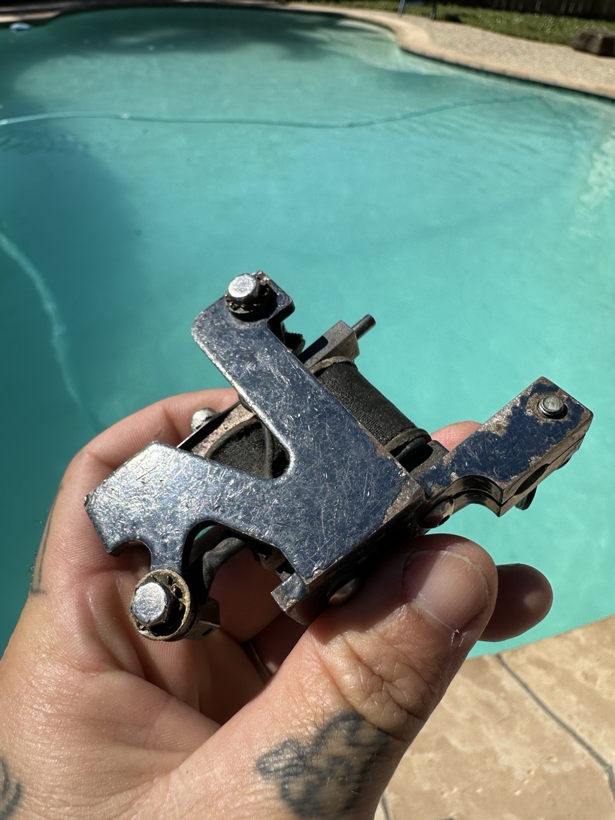 Blue Collar John Tattoo Machine Handmade Kingpin