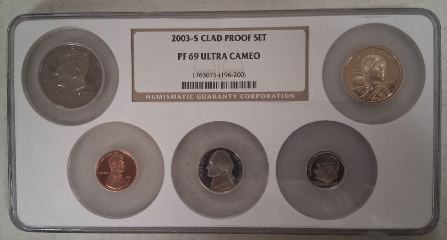 2003 S NGC PF69 Ultra Cameo Clad Proof Set