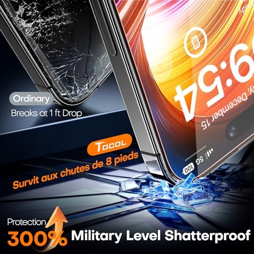for Screen Protector, Full Coverage 9H Hardness Easy iPhone 16 Clear