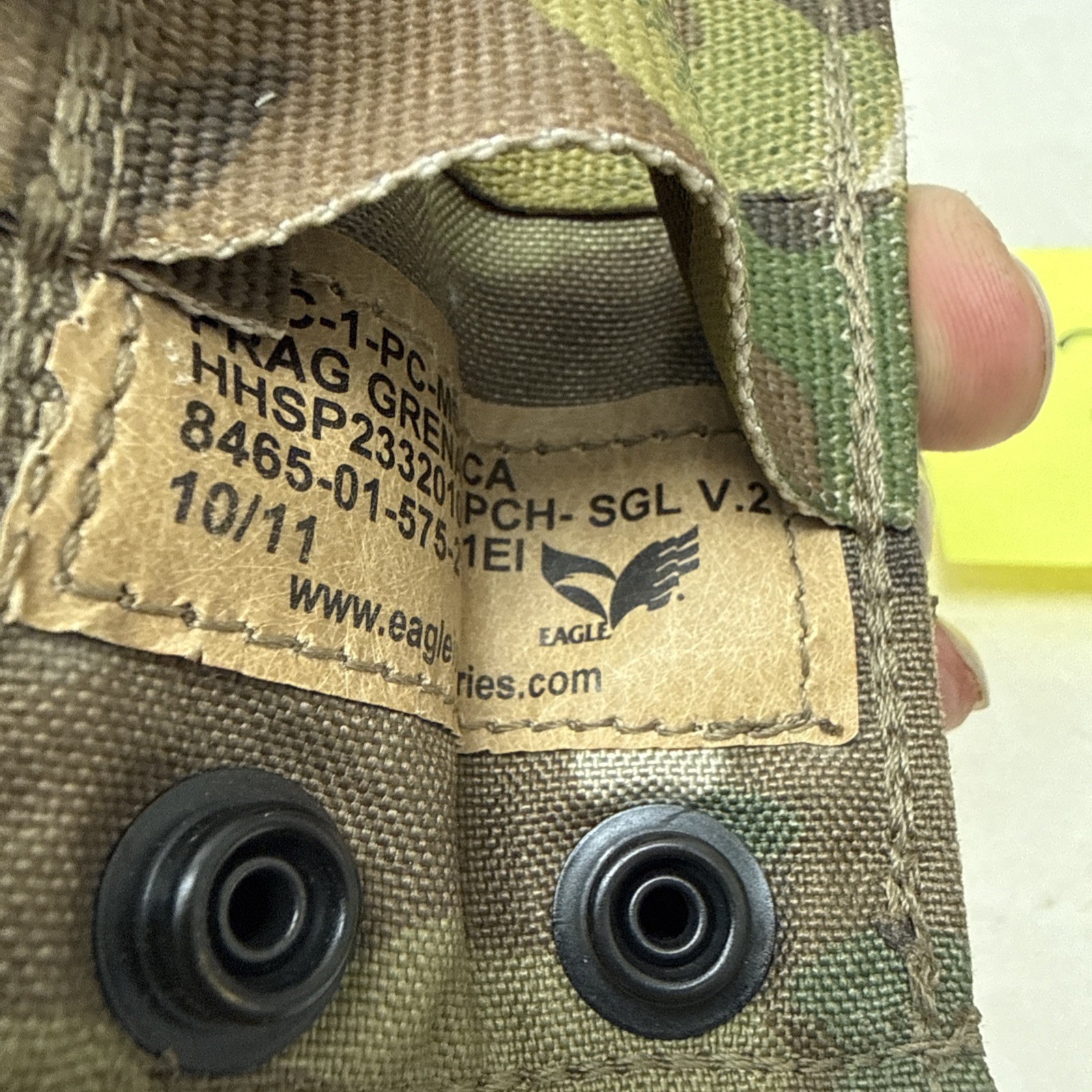 Eagle Industries SOFLCS 500D Frag V2 Grenade Molle Multicam Pouch SOF SOCOM #2