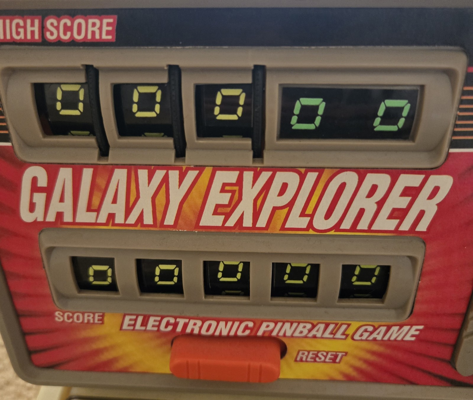 Vtg GALAXY EXPLORER Electonic Tabletop Pinball Machine (Read Description)