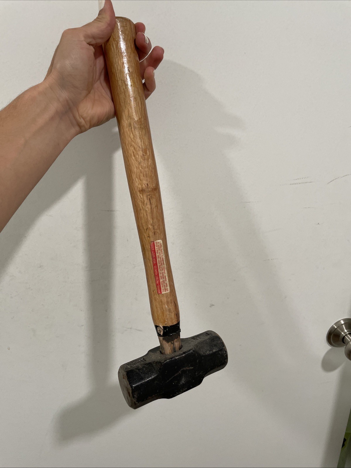 Vintage Wood Handle Sledge Hammer