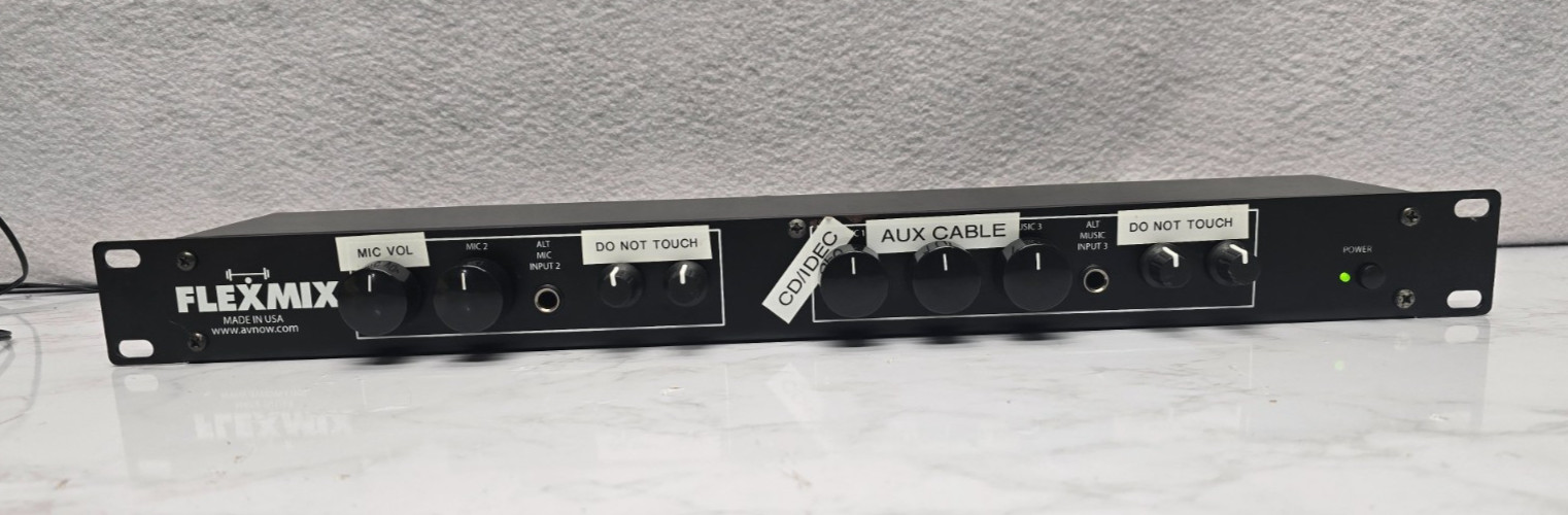 FLEXMIX Flex One Fitnese Sound Channel Mixer Rack mountable