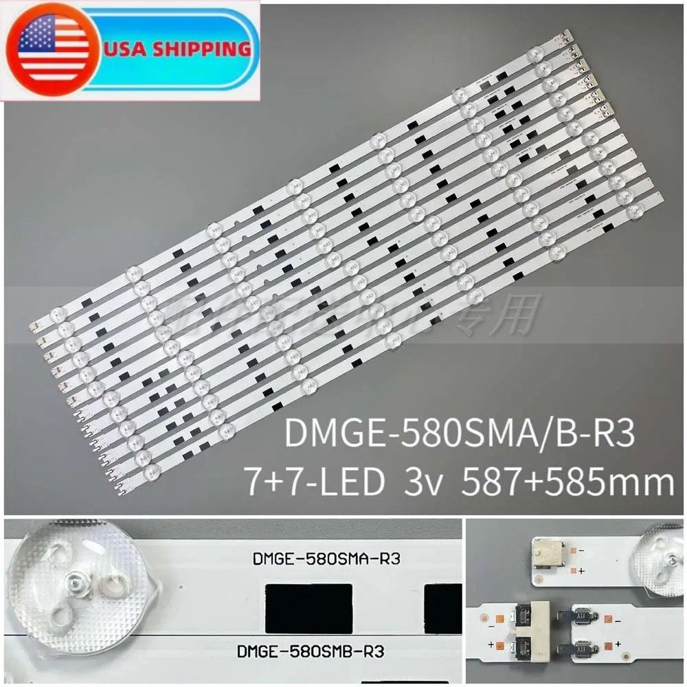 LED Strips For Samsung UN58J5190AF UA58H5200 UE58H5273 BN96-32771A BN96-32772A