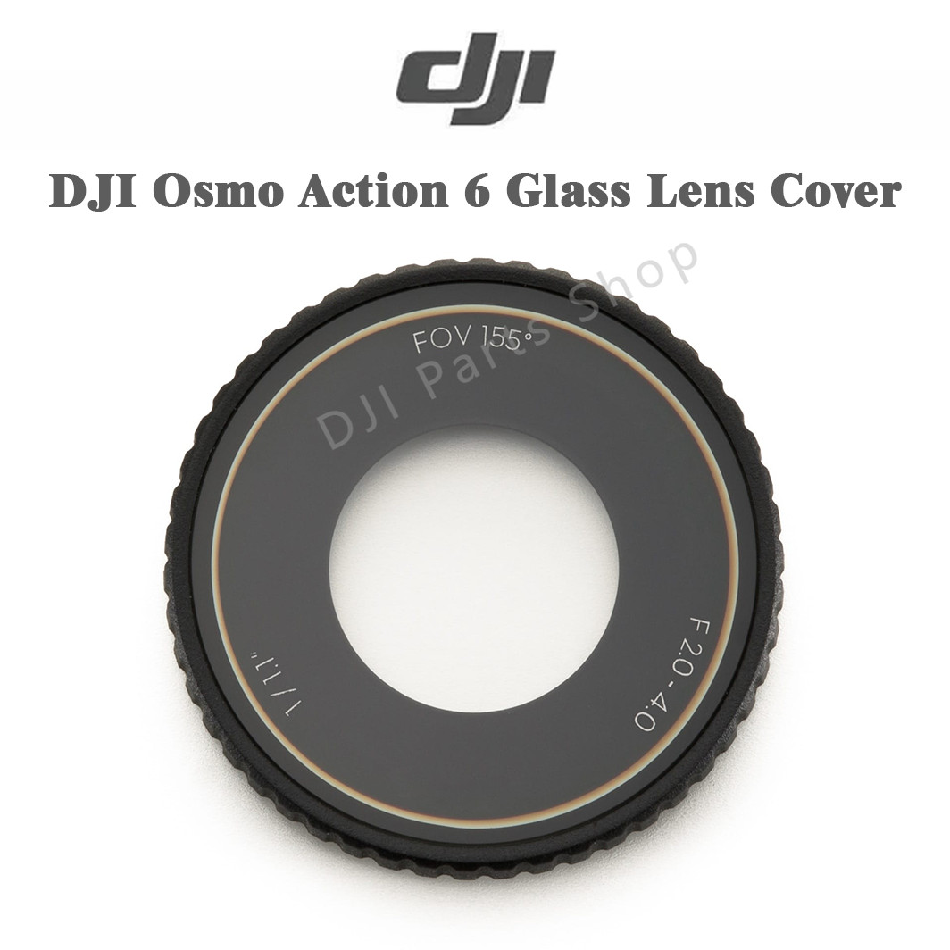 DJI Osmo Action 6 Glass Lens Cover – Scratchproof, Hydrophobic, Clear Lens Guard