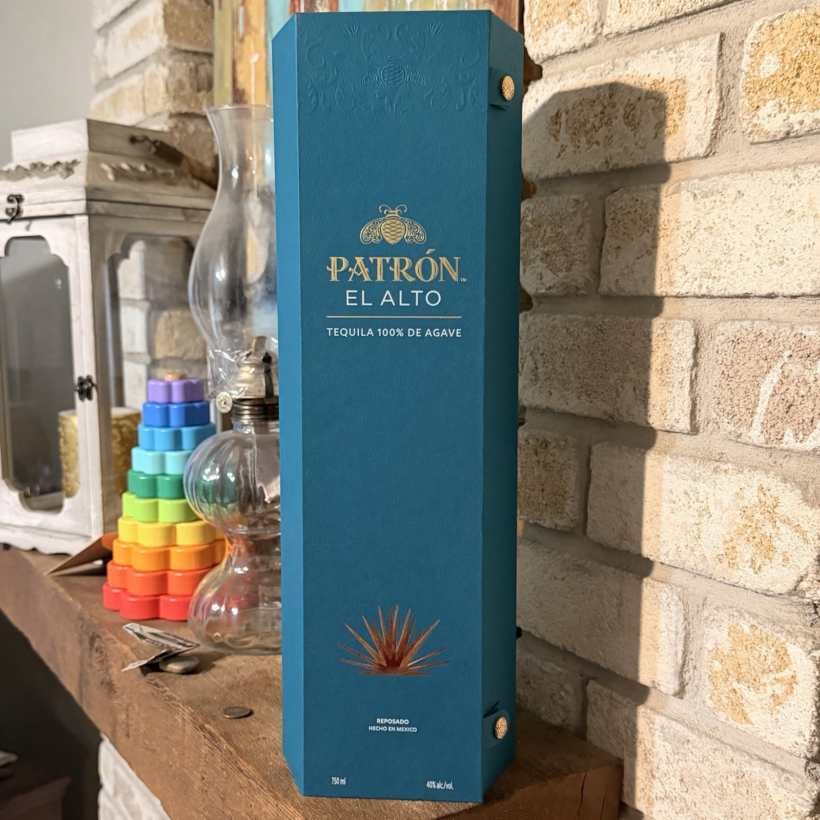 Patron El Alto Empty Box Tequila Mexico
