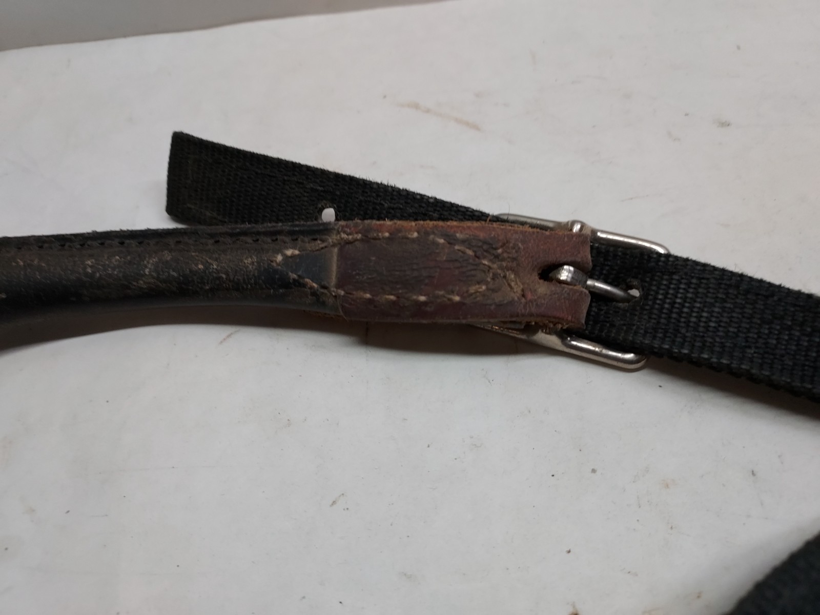 Adjustable Leather Crupper W/ Nylon Strap - 0702255