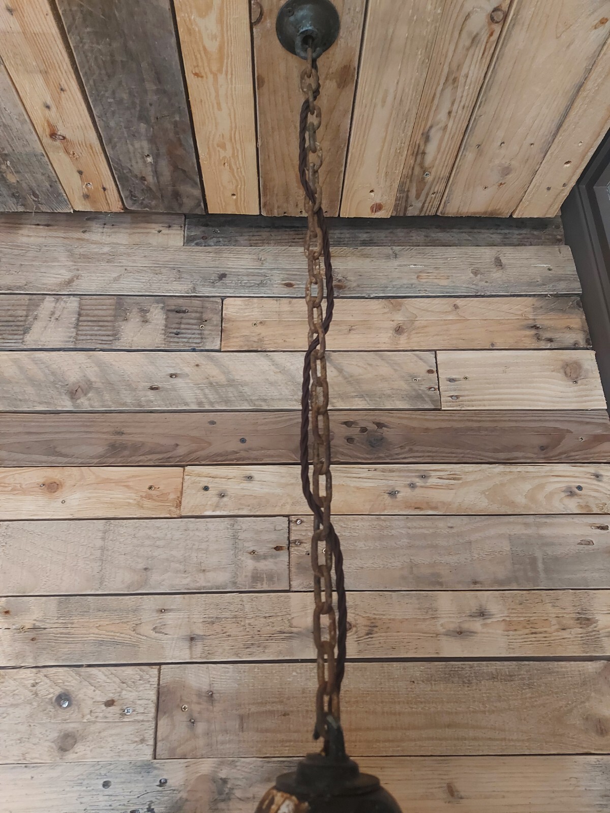 vintage industrial factory light fitting
