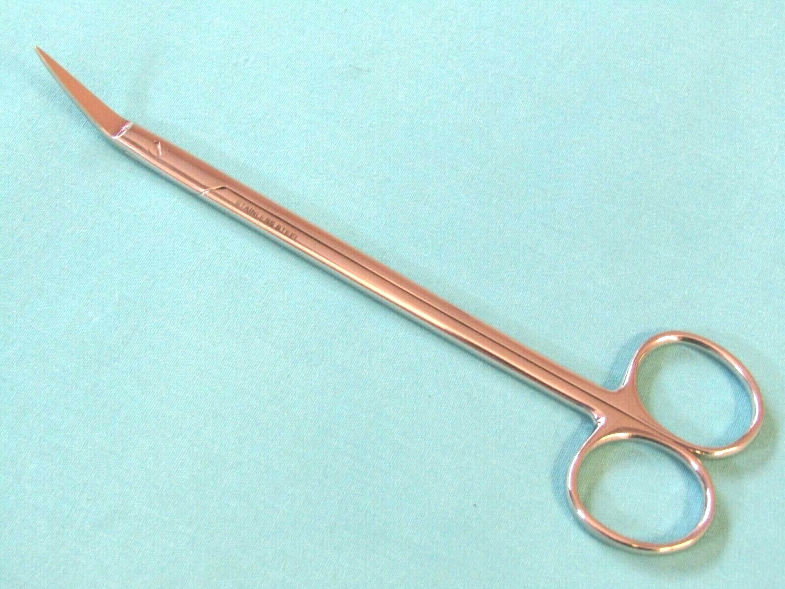 Dean Scissors Dental Surgical Sharp/Sharp Blade Scissors Stainless Steel 17 Cm