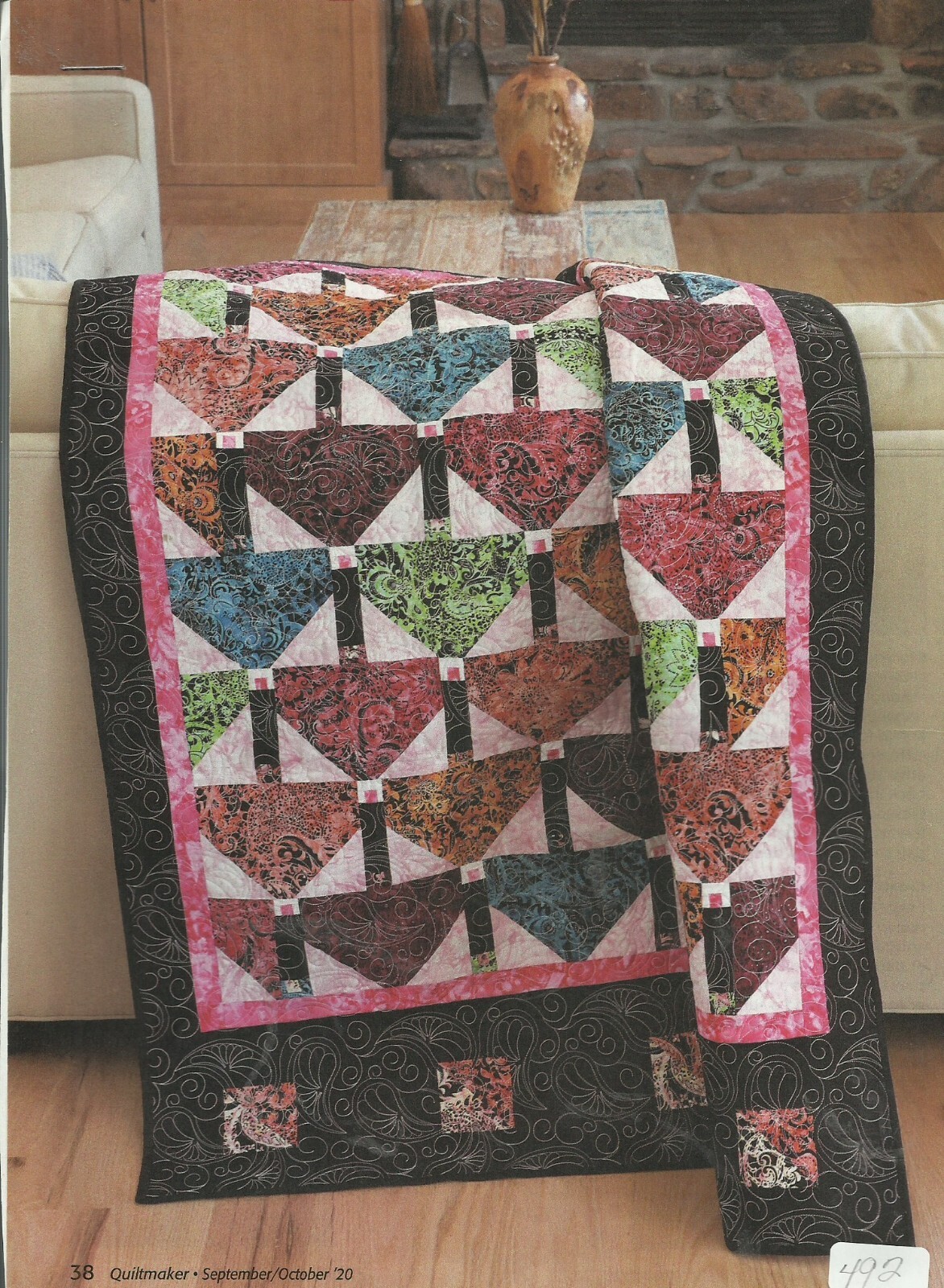 C0038  LOUD LIPSTICK QUILT PATTERN/INSTRUCTIONS