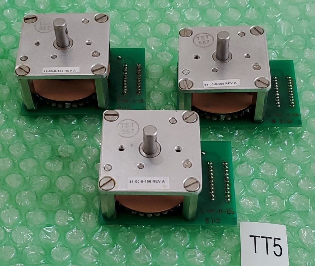 *NEW* LOT OF 3 Control Chief 91-00-0-156 Rev A Shallco Rotary Switch + Warranty!
